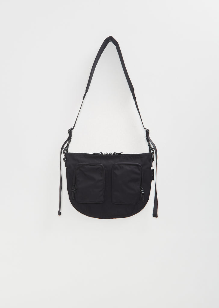 Technical Gabardine Bodybag, Small — Black