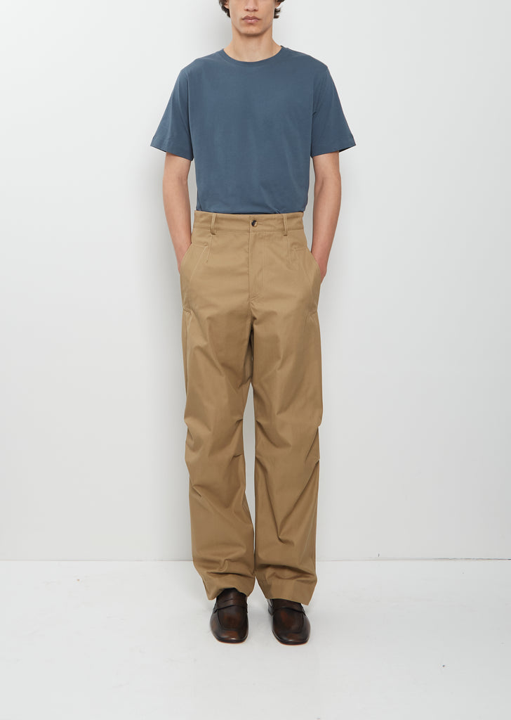 Pencks Cotton Pants — Camel