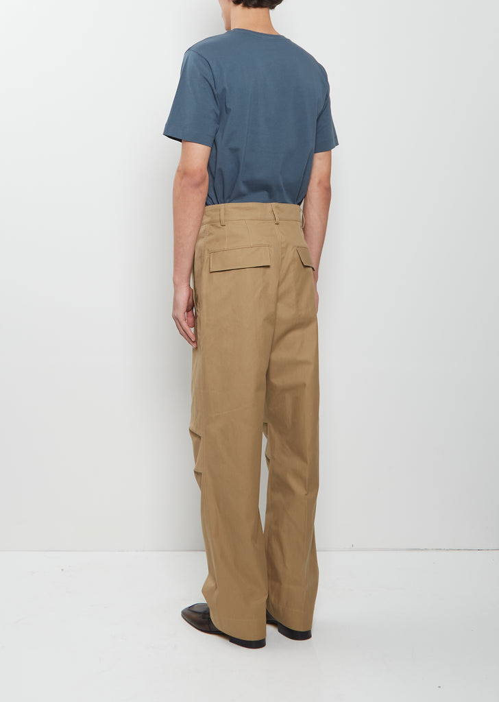 Pencks Cotton Pants — Camel