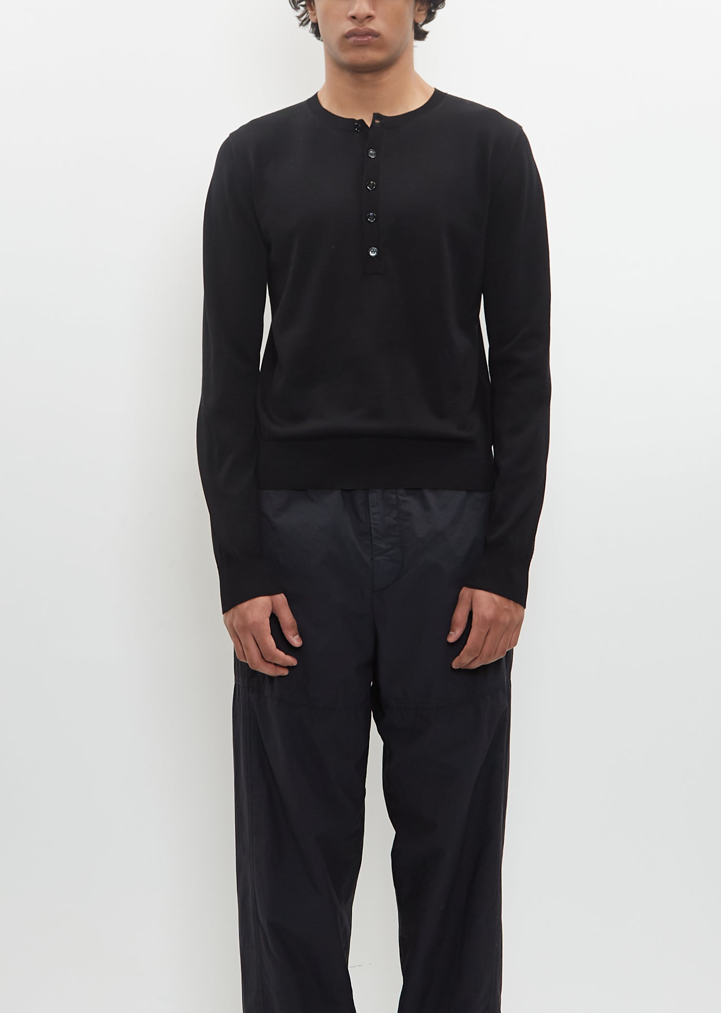 Micro Sweater — Black – La Garçonne