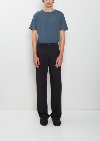 Pickerbys Stretch Cotton Pants — Black