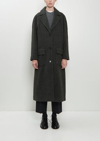 Raglan Wool Overcoat