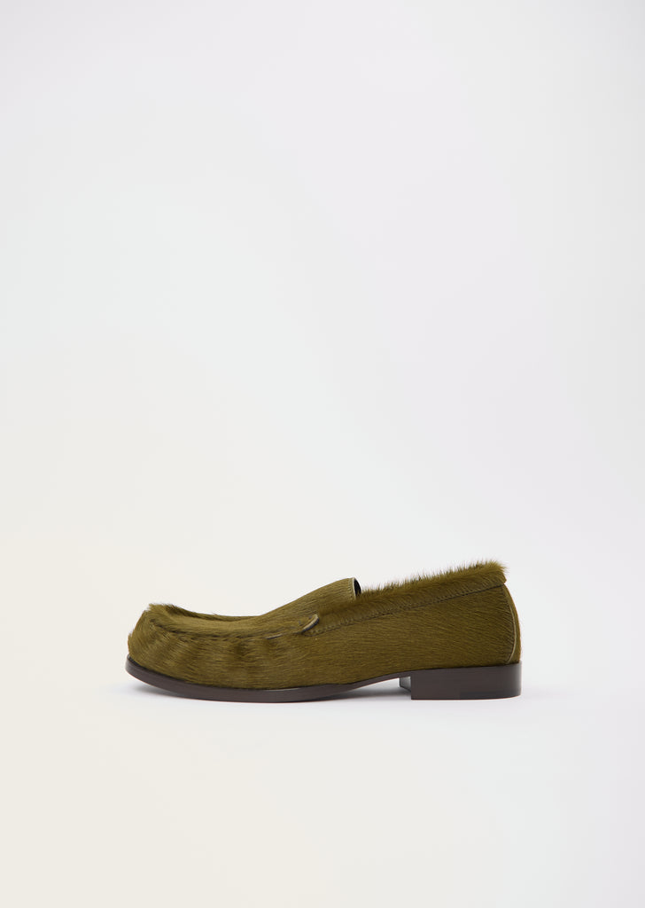 Hair Leather Loafer