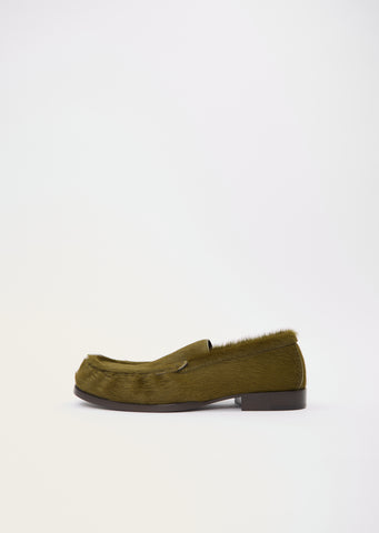 Hair Leather Loafer