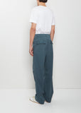 Pencks Cotton Pants — Petrol