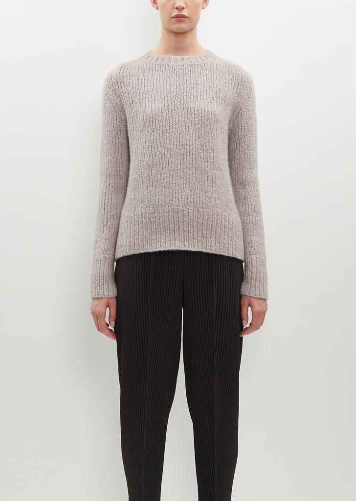NEW La Ligne Burgundy Marl Wool Cashmere Sweater M #S5066