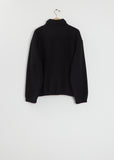 Wool Polar Fleece — Black