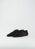 Suede Trainer — Black