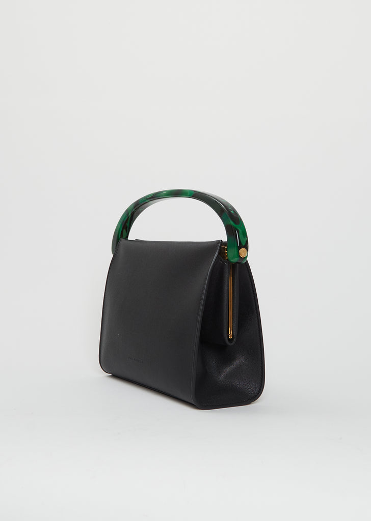 Leather Crisp Clutch