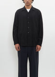 Airy Smooth Cashmere Shirt Blouson