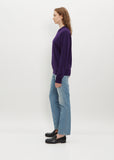 Slouchy Wool & Cashmere Crewneck