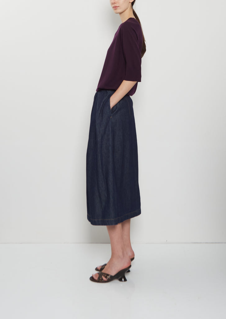 Sonista Cotton Denim Skirt