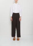 Pakora Cotton Pants — Dark Brown