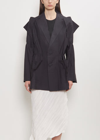 Technical Cotton Pressed Jacket