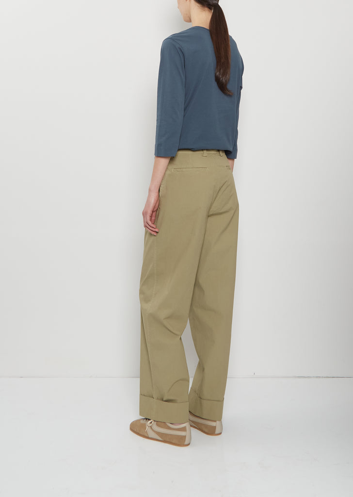 Pakora Cotton Pants — Cement