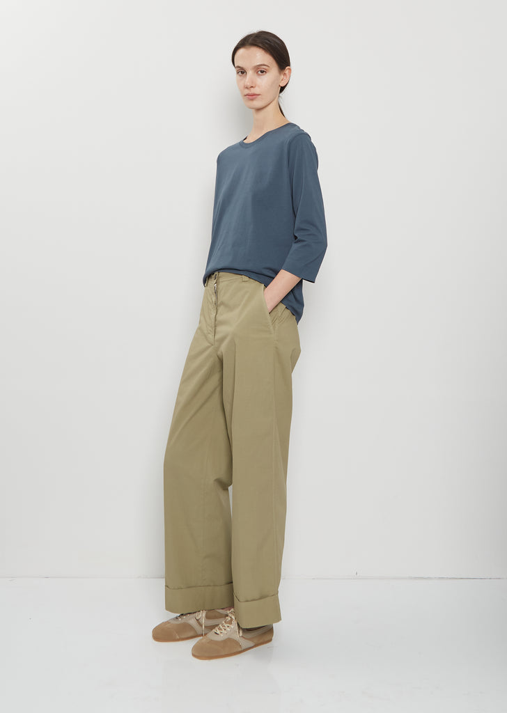 Pakora Cotton Pants — Cement