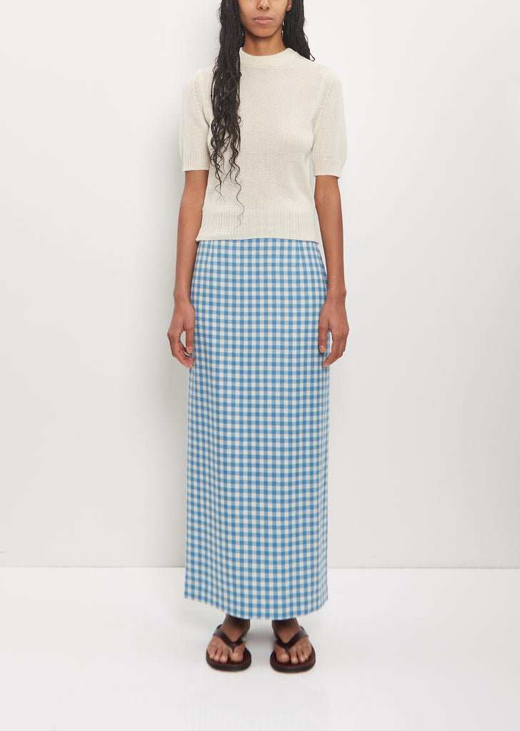 Cashmere Airy Smooth Skirt