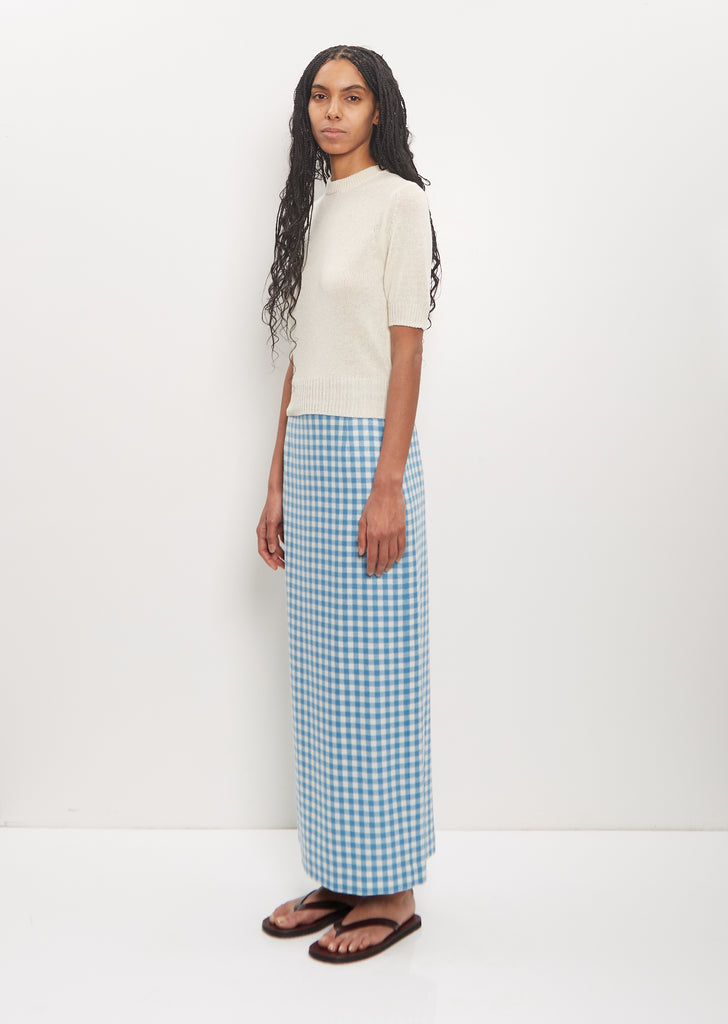 Cashmere Airy Smooth Skirt