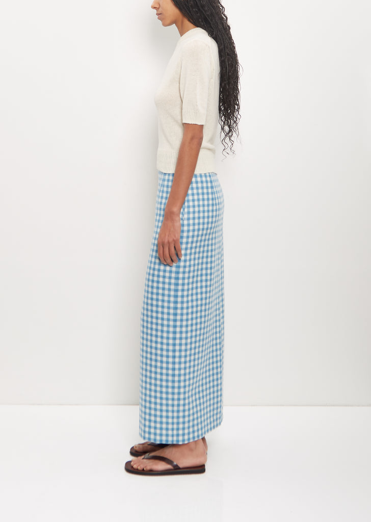 Cashmere Airy Smooth Skirt