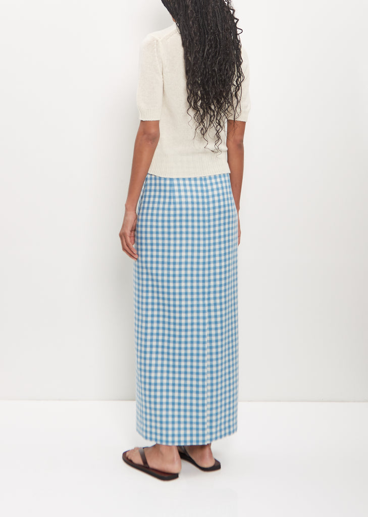 Cashmere Airy Smooth Skirt