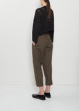 Cropped Semi-Wide China Pant