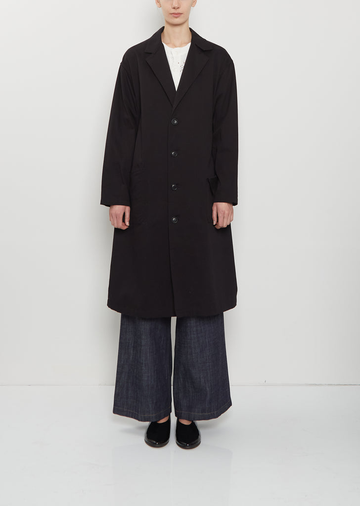 Asymmetric Long Cotton Jacket