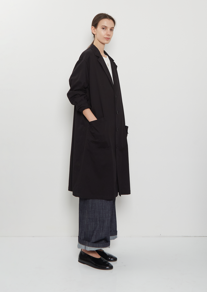 Asymmetric Long Cotton Jacket