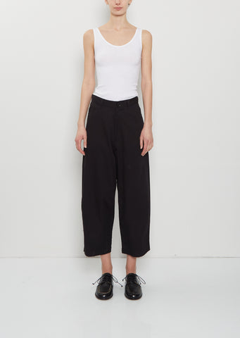 Untrimmed Cotton Pants