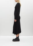 Wool Amuzen Dress — Black