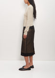 Cotton Organdy Transparent Skirt