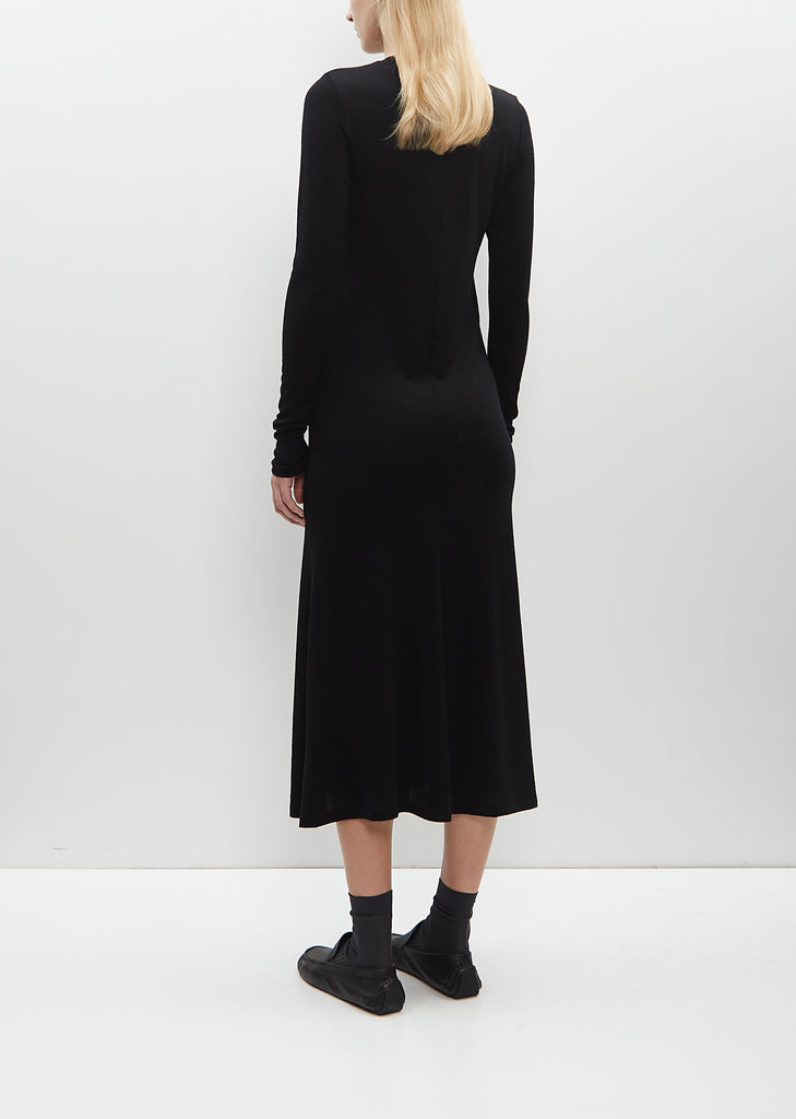 Wool Amuzen Dress — Black