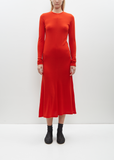 Wool Amuzen Dress — Red