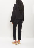 Viscose Liquid Jacket — Black