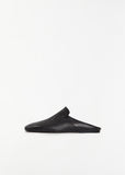 Leather Flat Mule