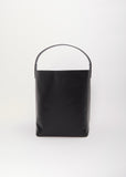 Leather Shoulder Bag — Black