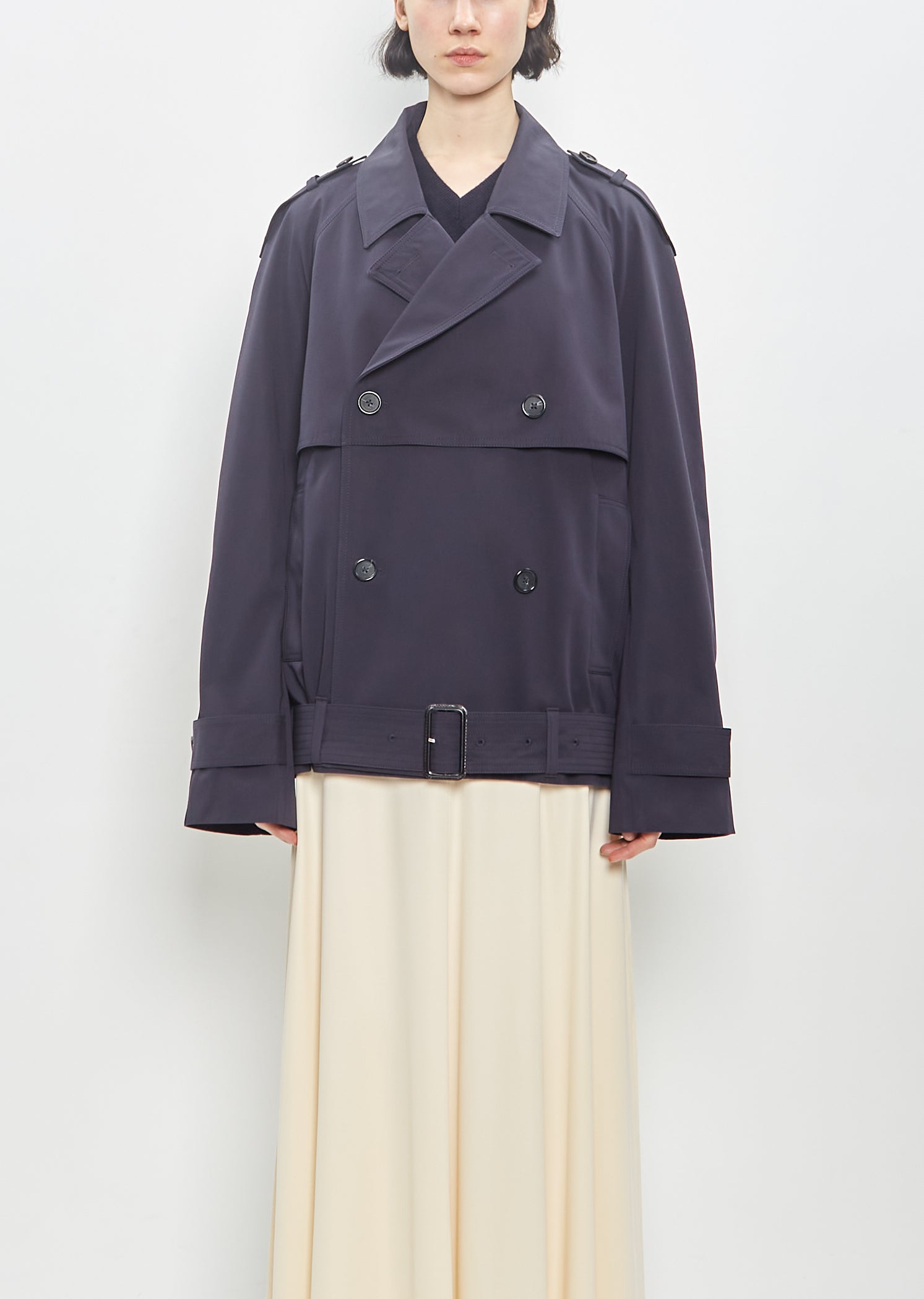 Cotton Short Cotton Trench – La Garçonne