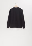 Cotton Seamless Long Sleeve Tee — Black