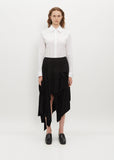 Horizontal Pintuck Skirt