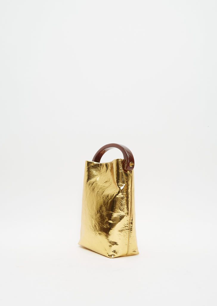 Metallic Nappa Leather Bag