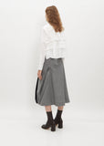 Oversized Pocket Striped Skirt