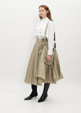 Oversized Pocket Twill Skirt