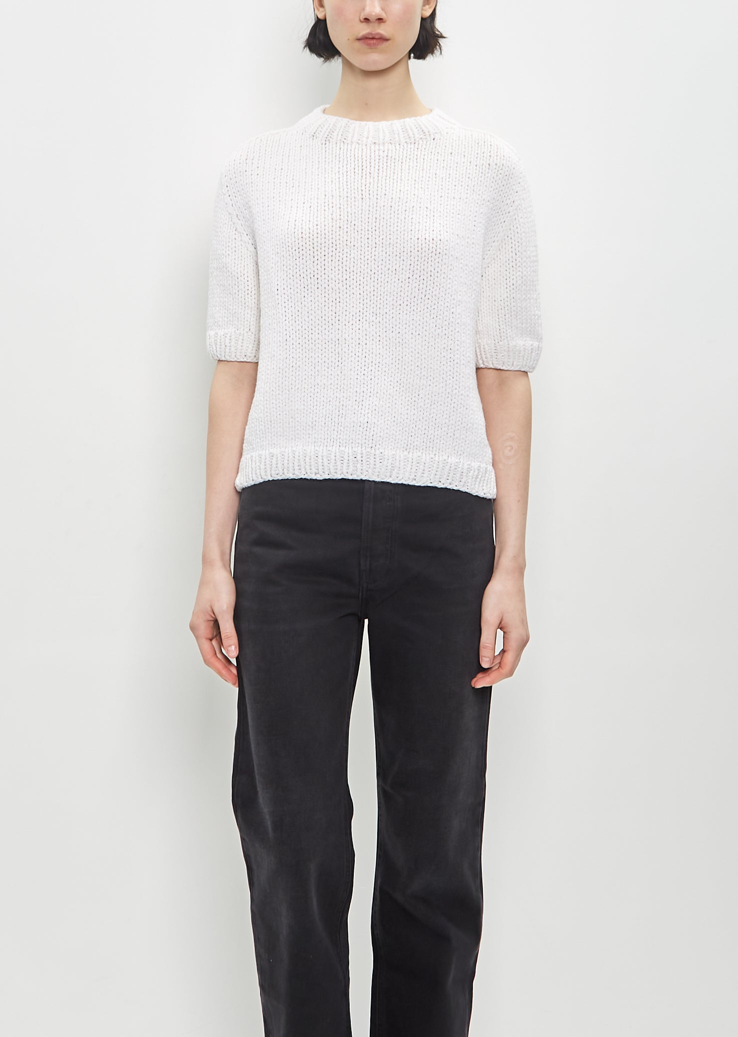 Wommelsdorff Hand Knit Cashmere & Silk Joy Cardigan in Space