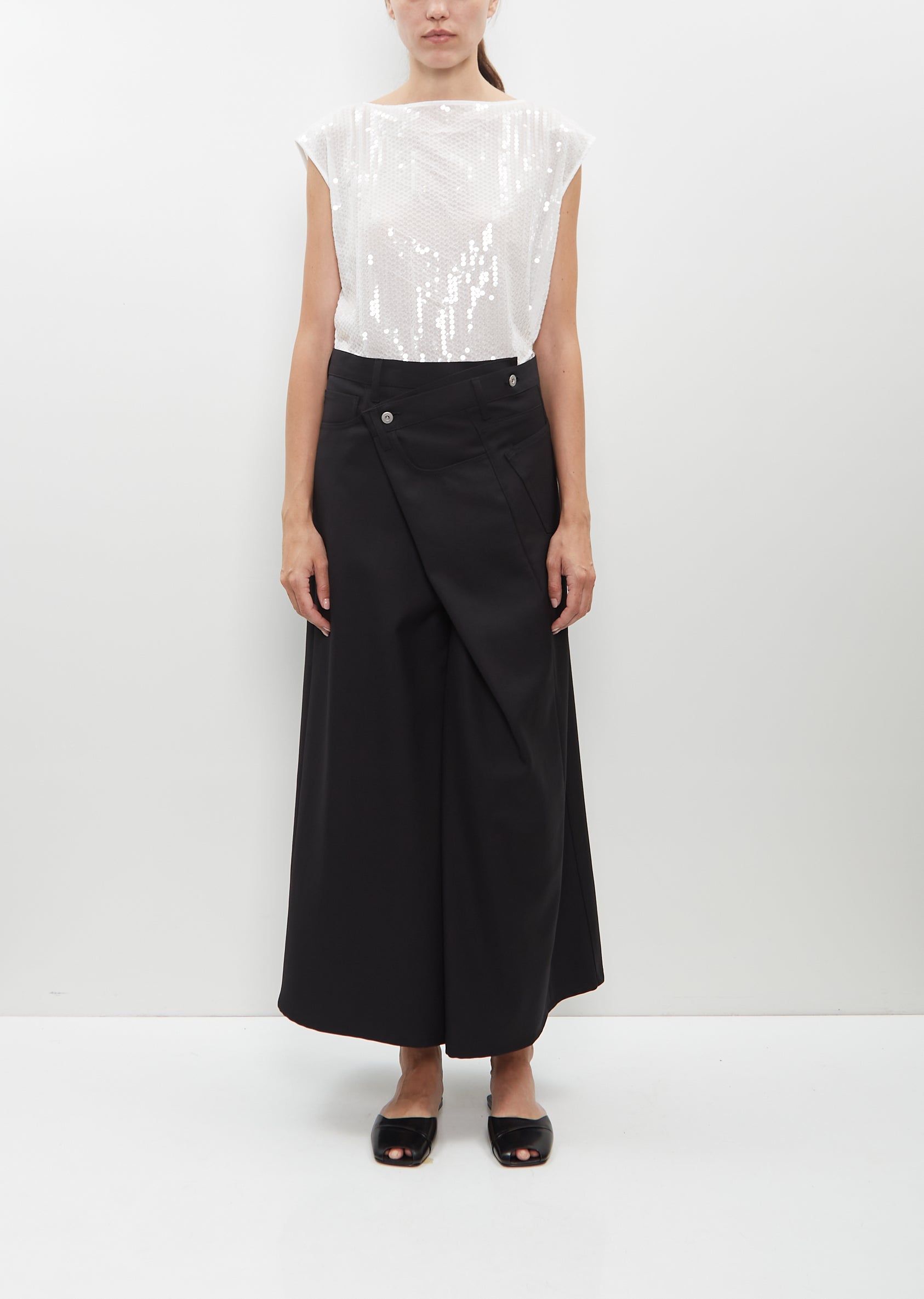 Wool Silk Twinflower Skirt – La Garçonne