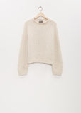 Cashmere Silk Chili Sweater — Ivory