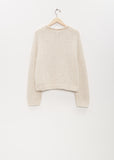 Cashmere Silk Chili Sweater — Ivory