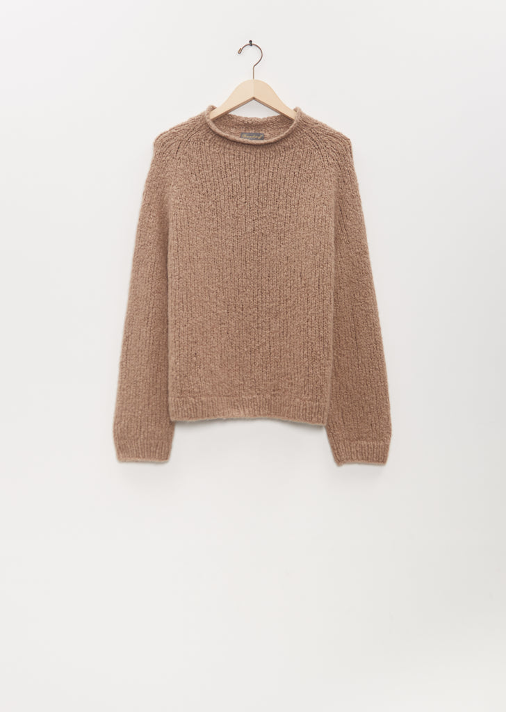 Cashmere Silk Chili Sweater — Toffee