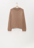 Cashmere Silk Chili Sweater — Toffee