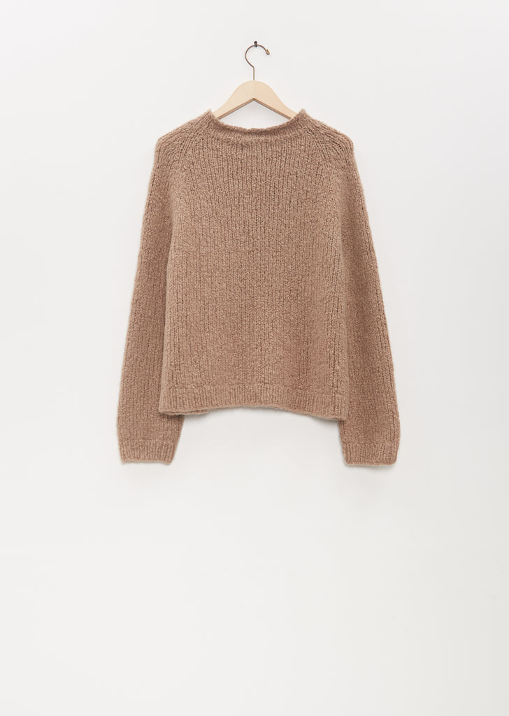 Cashmere Silk Chili Sweater — Toffee