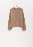 Cashmere Silk Chili Sweater — Toffee