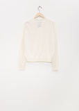 Silk Cashmere Mini Bomber — White